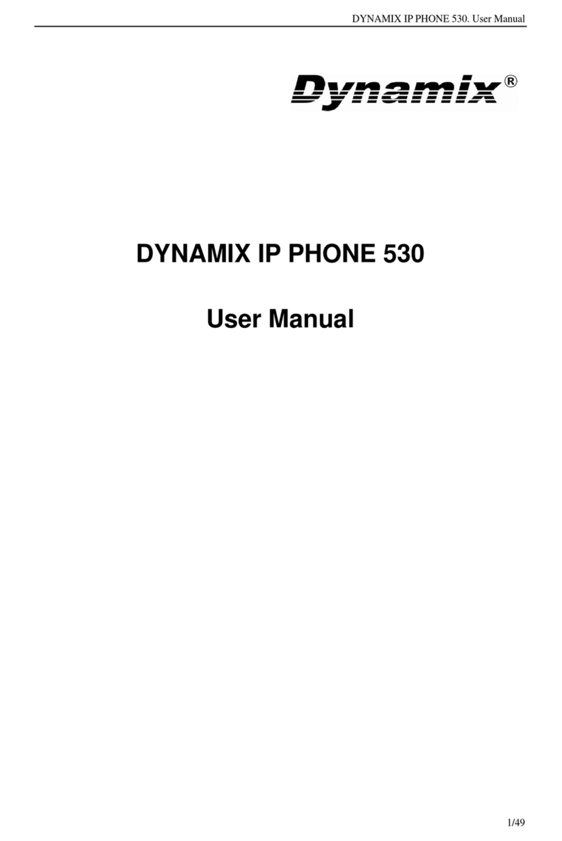 Dynamix 530 User manual