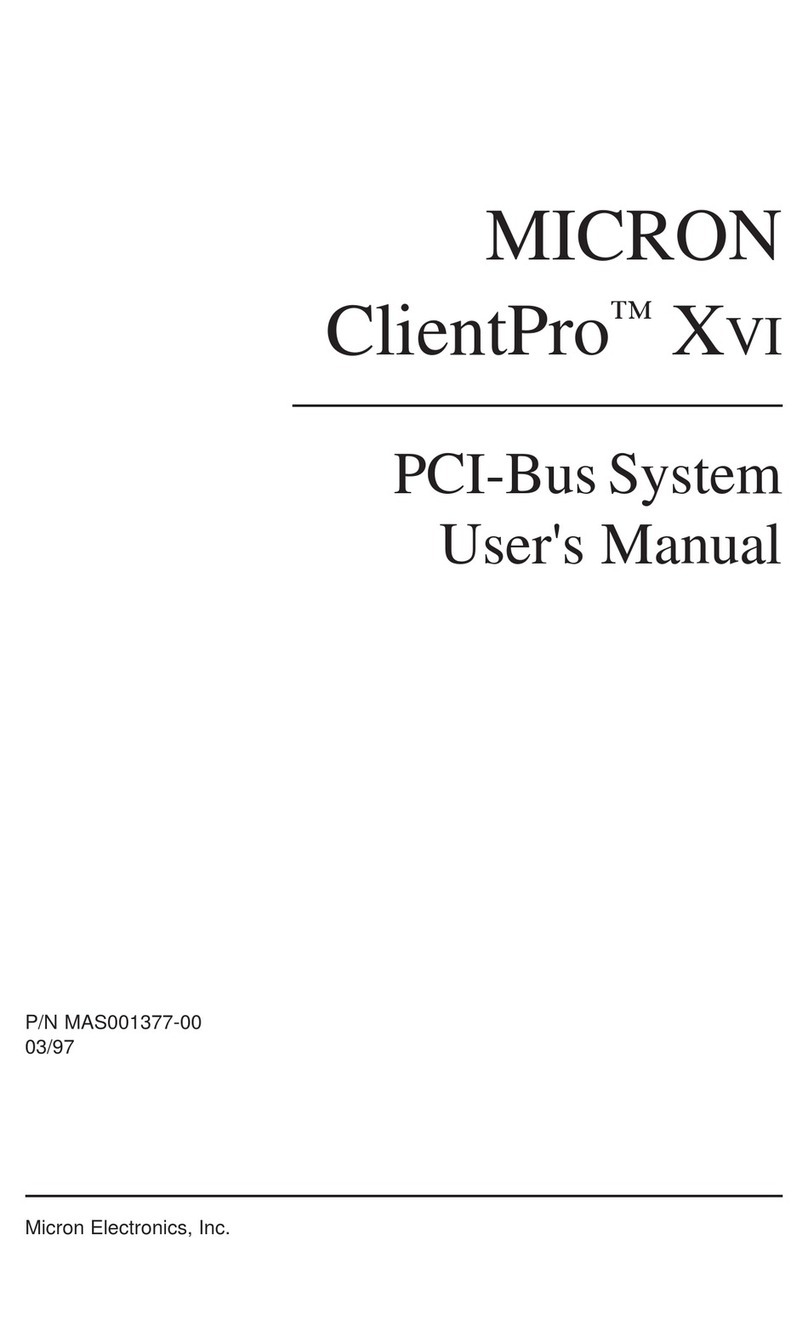 Micron ClientPro XVI user manual