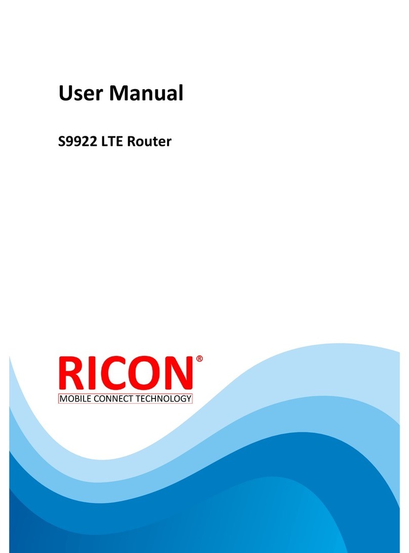 Ricon S9922 user manual