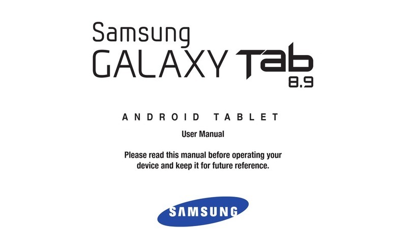 Samsung Galaxy Tab 8.9 User manual