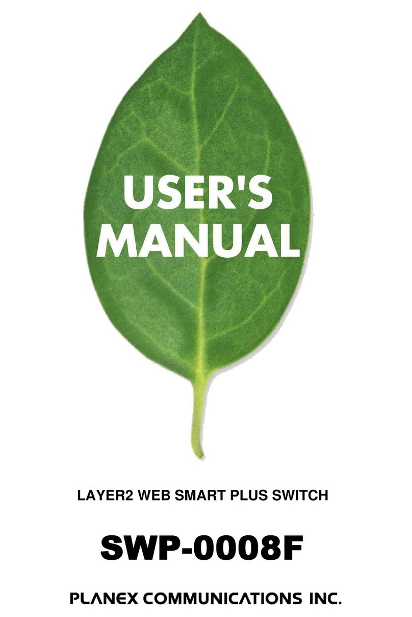Planex SWP-0008F User manual
