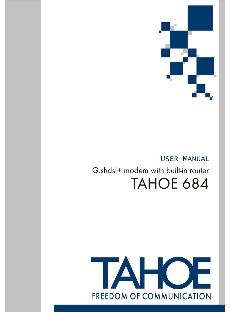 Tahoe 684 user manual