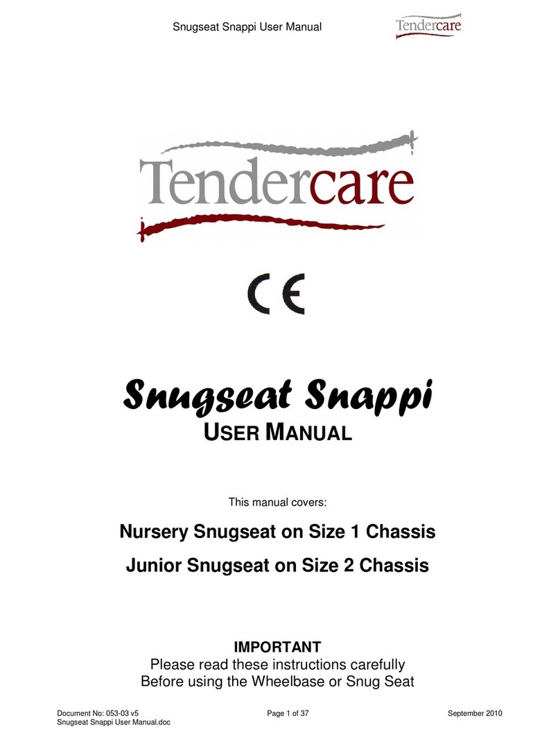 Tendercare Snugseat Snappi User manual Tendercare Snugseat Snappi User manual