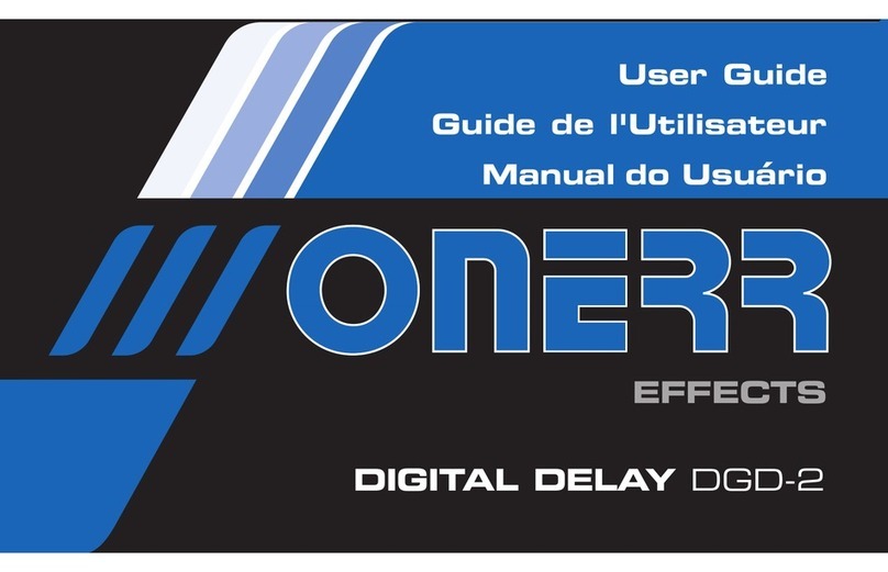 Onerr Digital Delay DGD-2 user guide