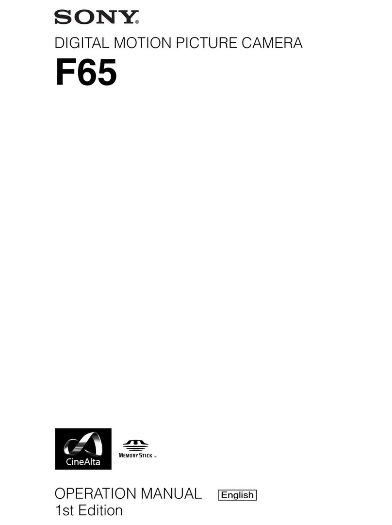 Sony F65 Operation manual