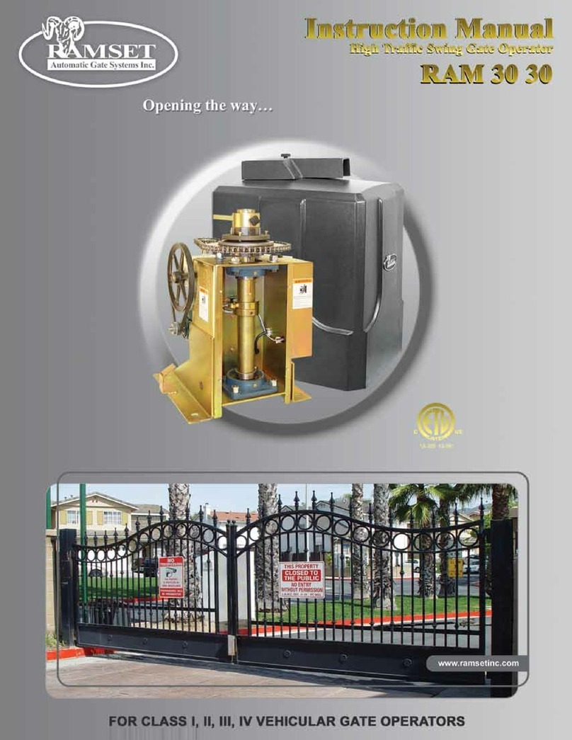 RAMSET RAM 30 30 User manual