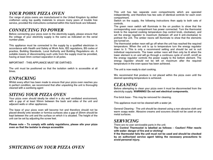 Lincat PO89X Important information