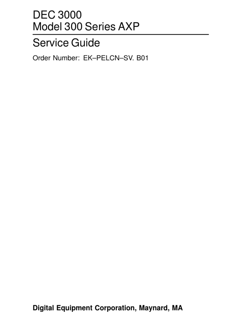 Digital Equipment 300 Series AXP Service guide Digital Equipment 300 Series AXP Service guide