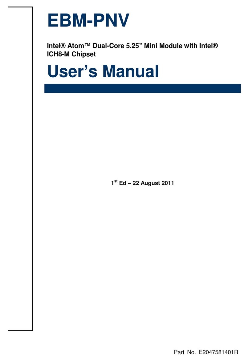 Avalue Technology EBM-PNV User manual