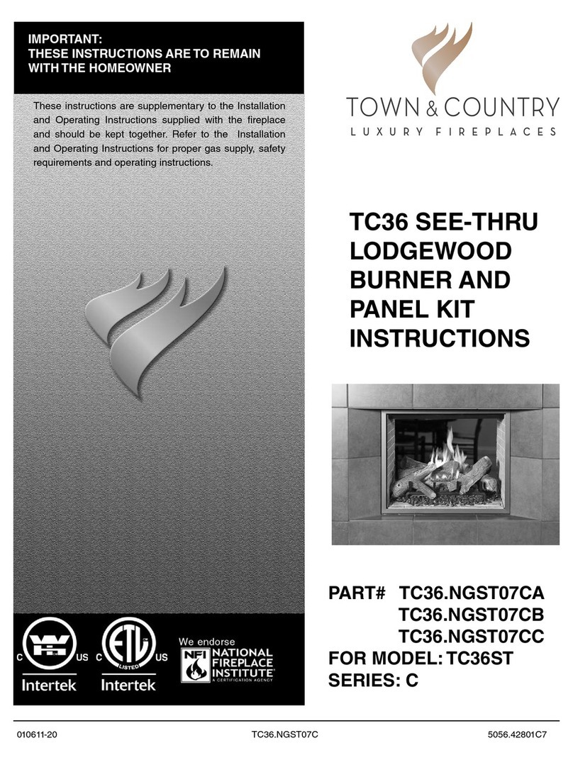 Town & Country Fireplaces TC36ST instructions Town & Country Fireplaces TC36ST instructions