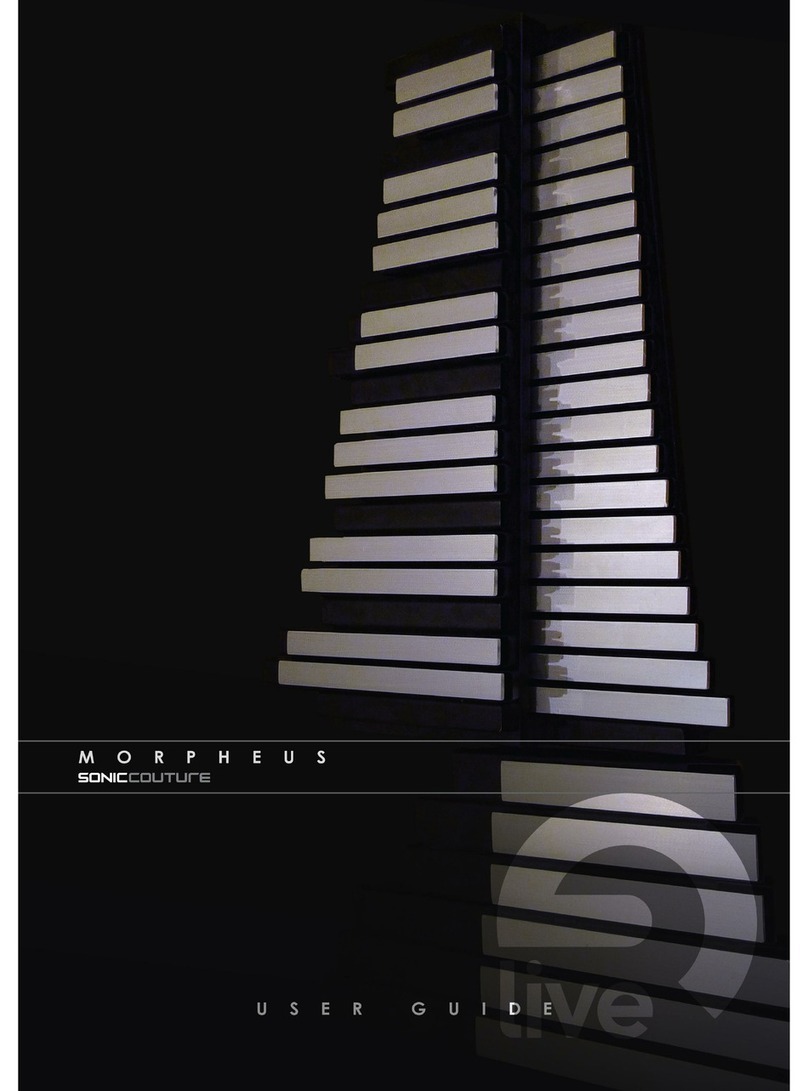 SONIC COUTURE Morpheus user guide