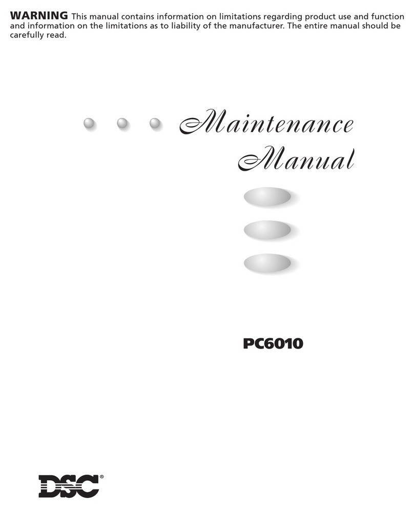 DSC Maxsys PC6010 User manual