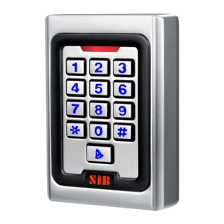 SIB Standalone Keypad Access Control user manual