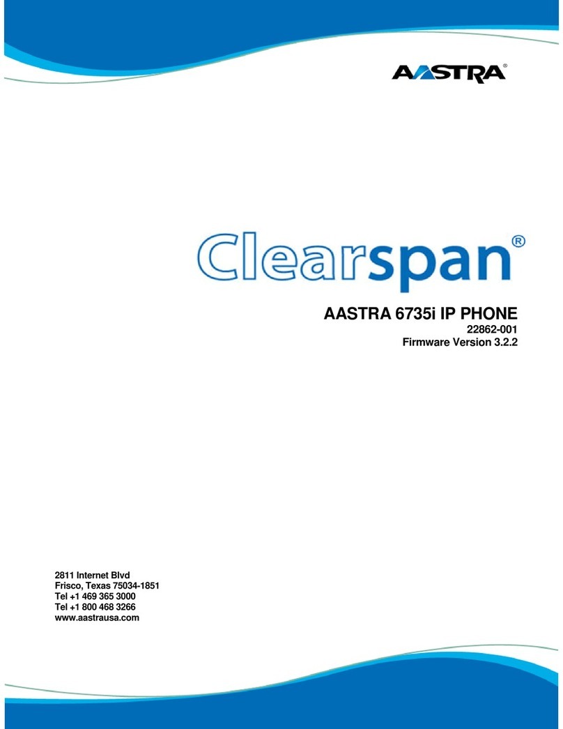 Aastra 6735i User manual