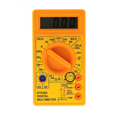 histest DT830 Series Owner's operation manual
