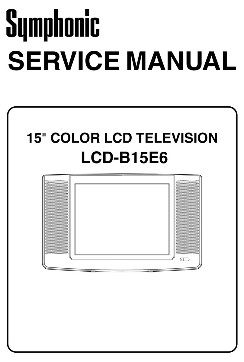 Symphonic LCD-B15E6 Service manual
