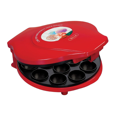 Bella CAKE POP & DONUT HOLE MAKER instruction manual