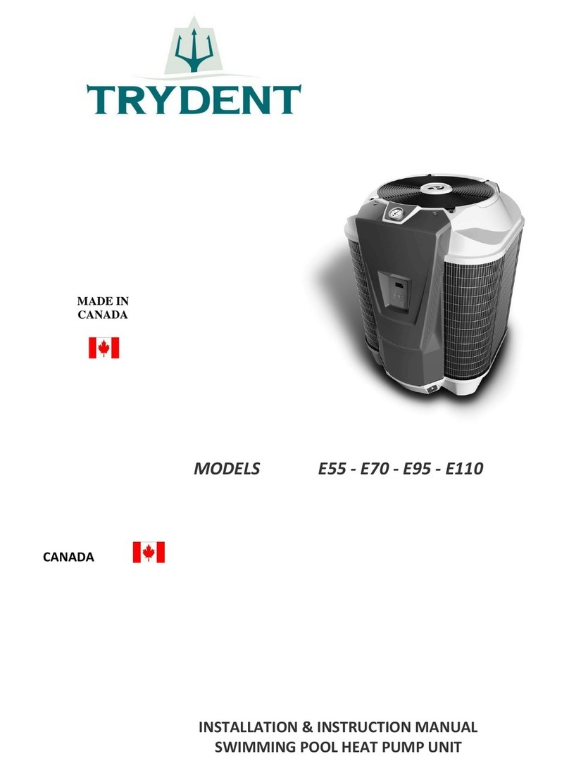 Trydent E55 Installation instructions manual