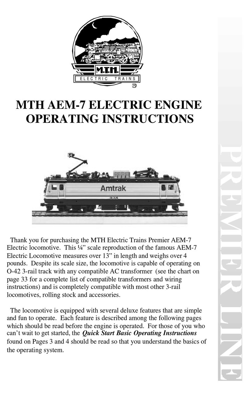 M.T.H. AEM-7 operating instructions