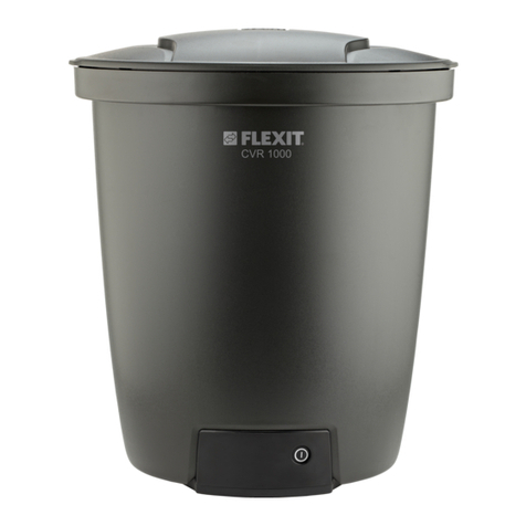 Flexit CVR 4000 Assembly instructions and user guide