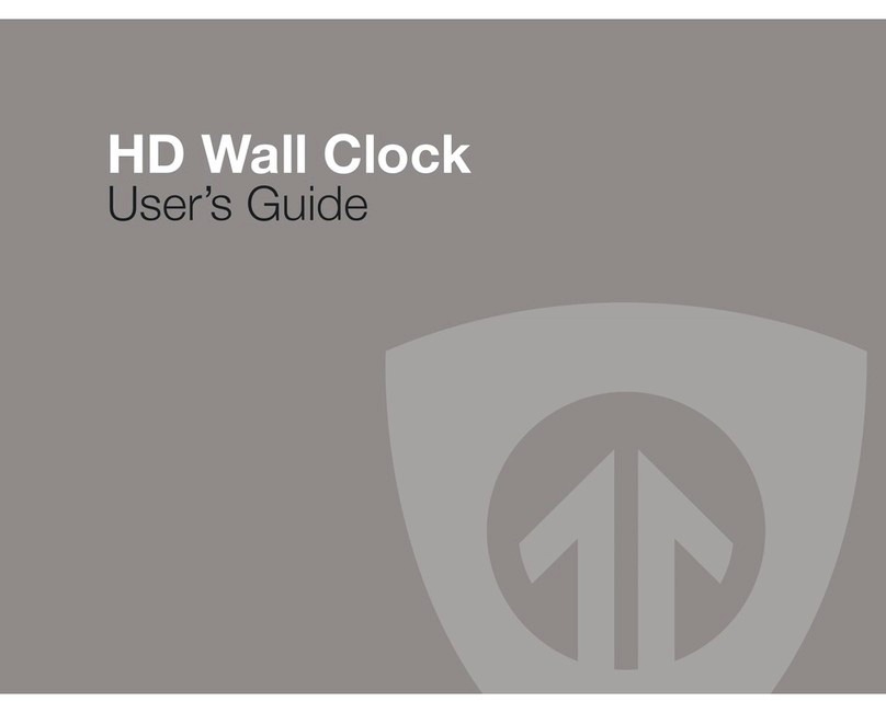 Brickhouse Security HD Wall Clock user guide