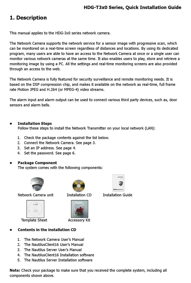 Divitec HDG-T3x0 Series User manual