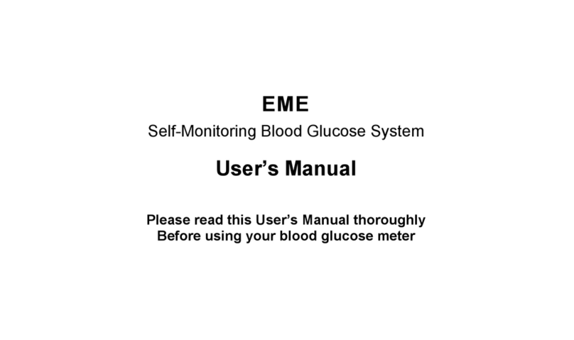 EME Self-Monitoring Blood Glucose Meter user manual