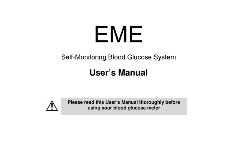 EME Self-Monitoring Blood Glucose System user manual