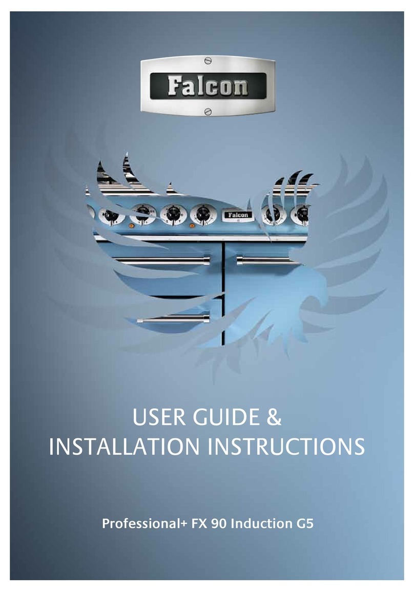 Falcon Professional+ FX 90 Induction G5 User's guide & installation instructions Falcon Professional+ FX 90 Induction G5 User's guide & installation instructions