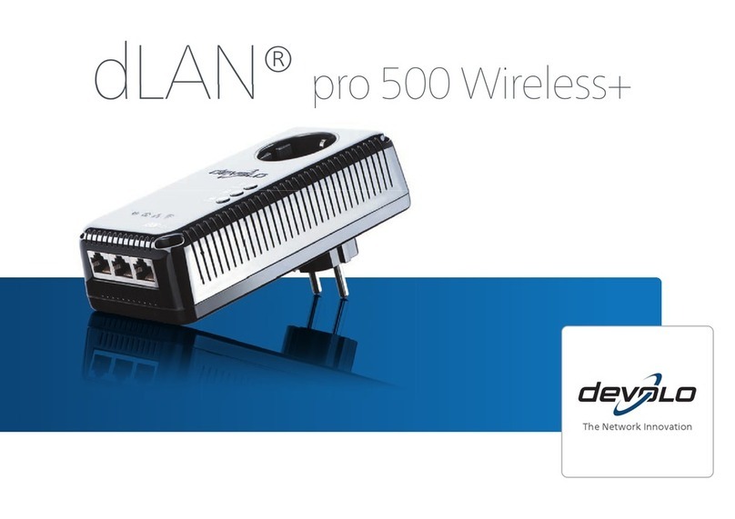 Devolo dLAN pro 500 Wireless+ user guide