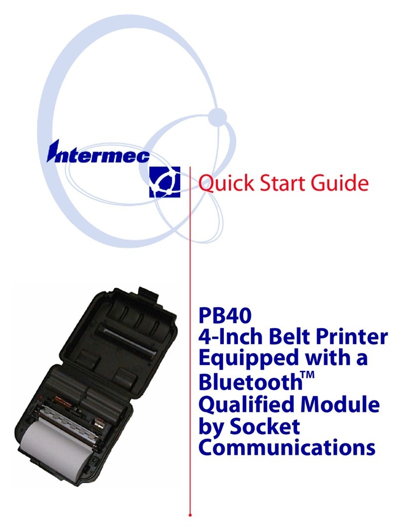 Intermec PB40 quick start guide