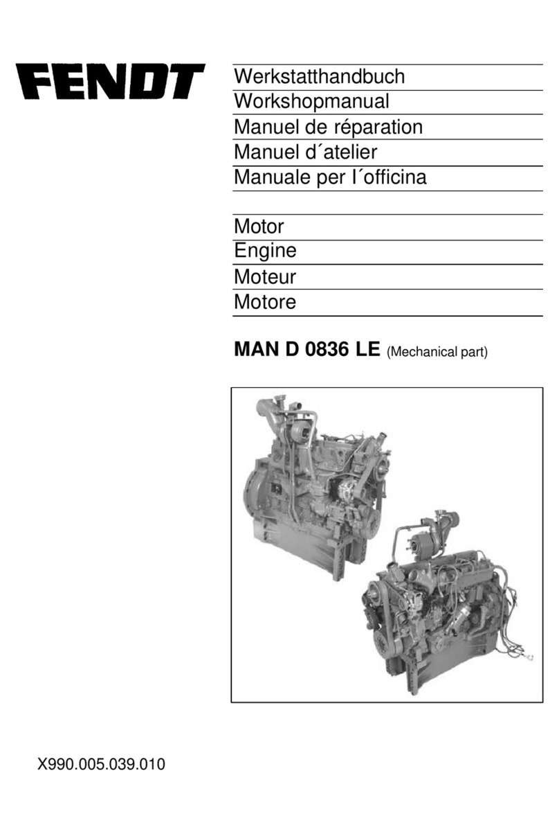 FENDT MAN D 0836 LE Workshop manual