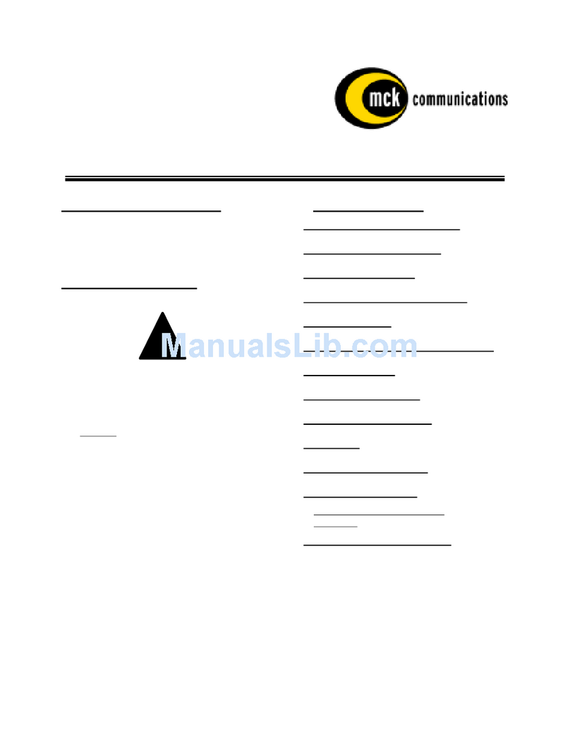 MCK PBXgateway User manual