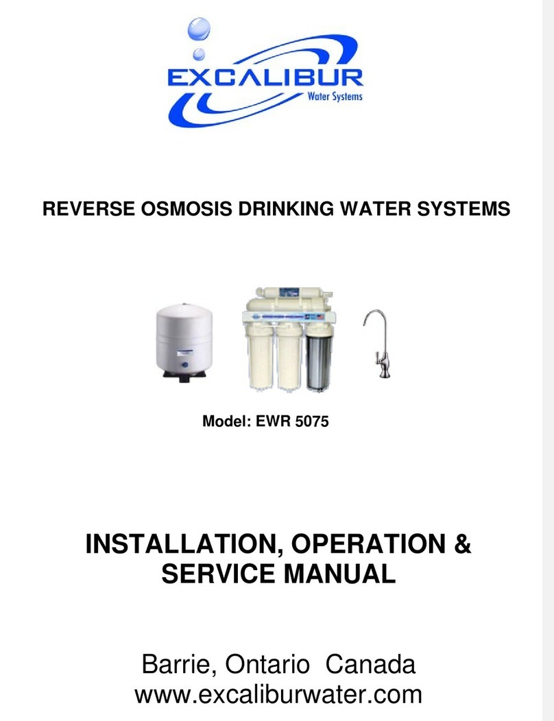 Excalibur Water Systems EWR 5075 Manual