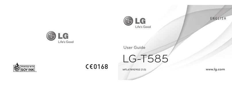 LG LGT585 User manual