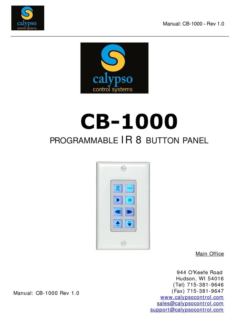 Calypso CB-1000 manual Calypso CB-1000 manual