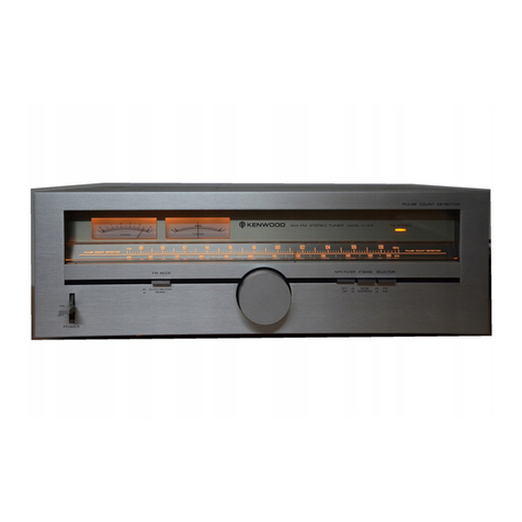 Kenwood KT-615 User manual Kenwood KT-615 User manual