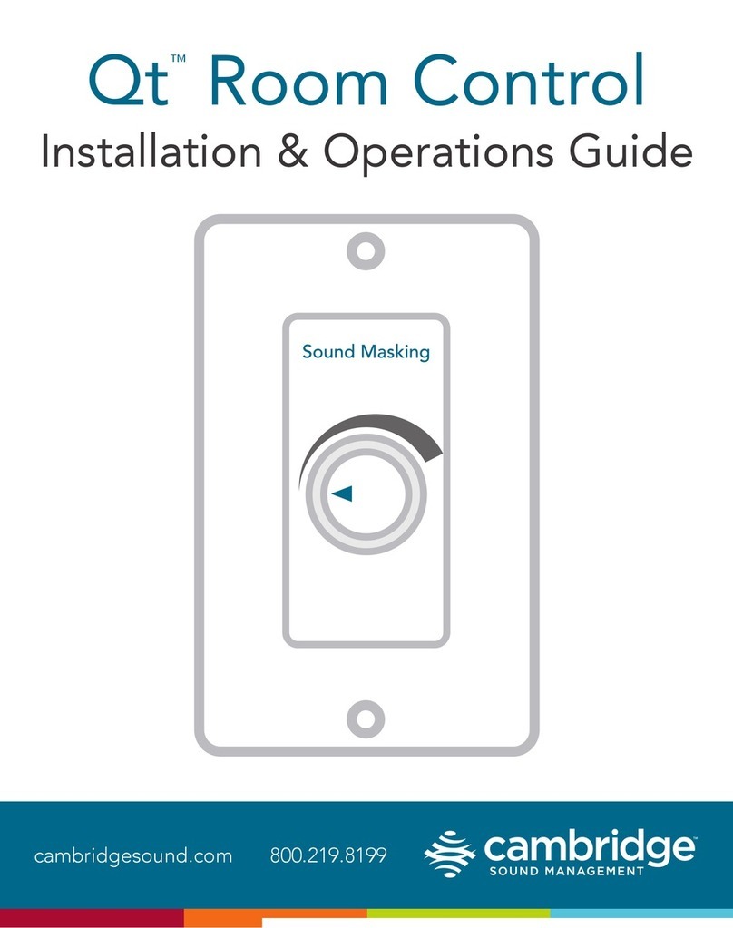 CAMBRIDGE Qt Installation & operation guide