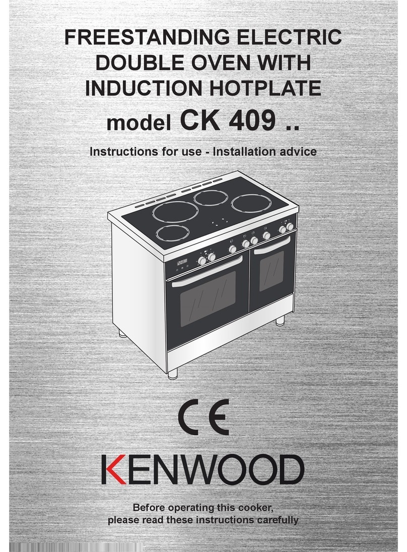 Kenwood CK 409 Installation and operating instructions