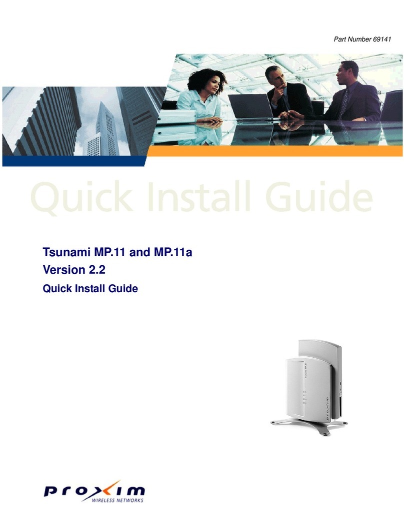Proxima Tsunami MP.11 Quick install guide