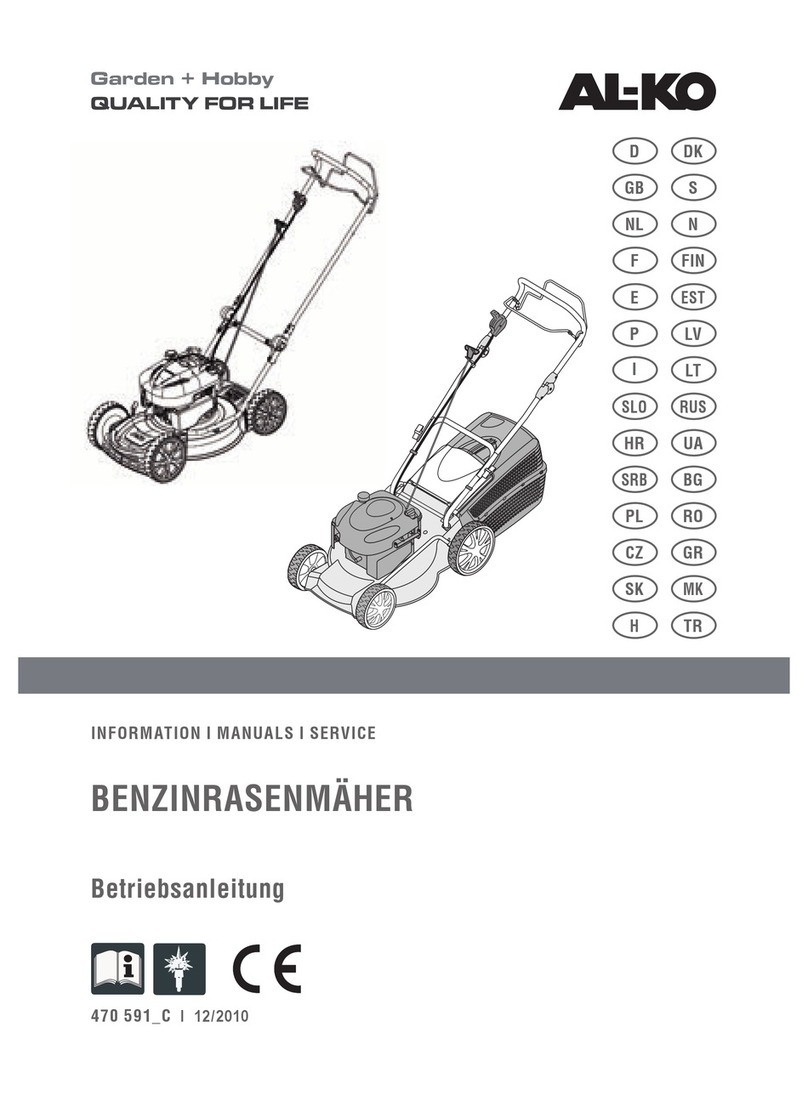 AL-KO Petrol lawnmower Service manual