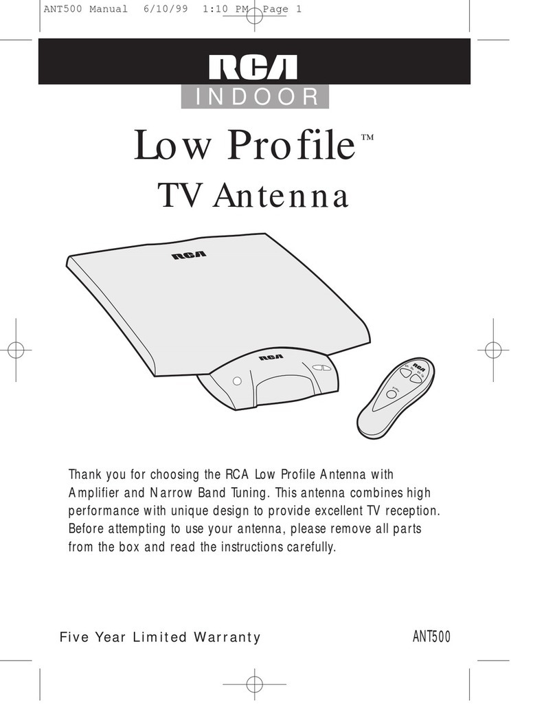RCA ANT500 User manual