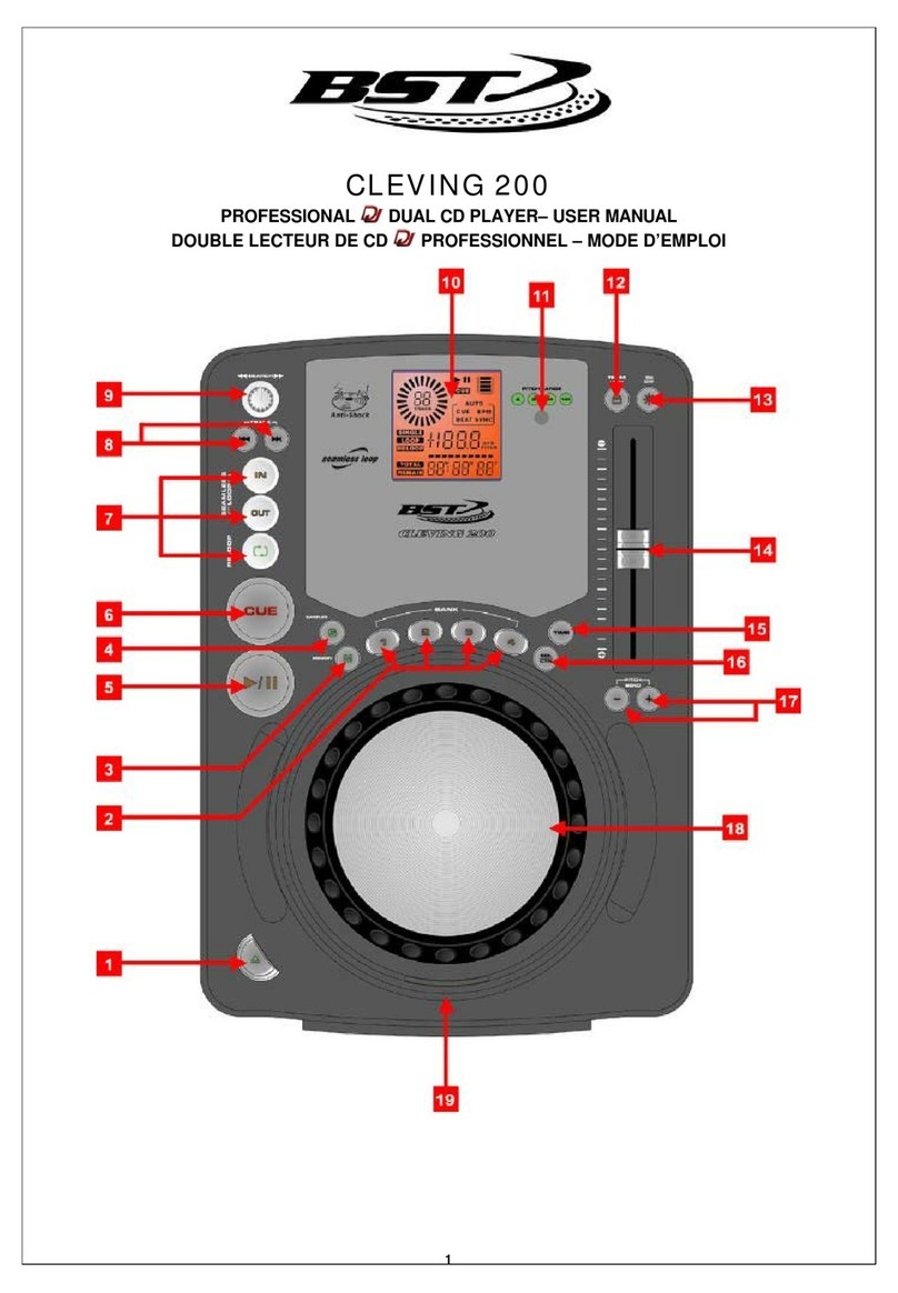 BST CLEVING 200 user manual