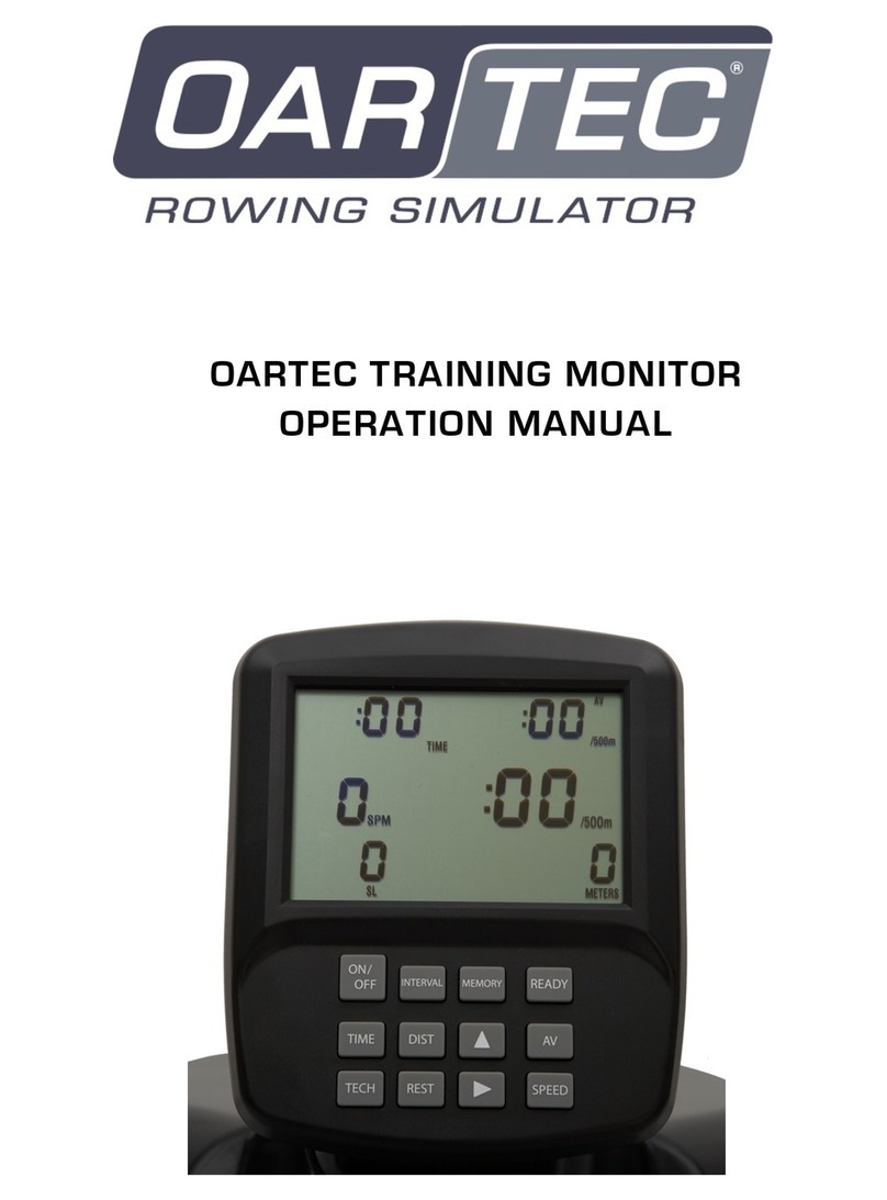 OARTEC TRAINING MONITOR Operation manual