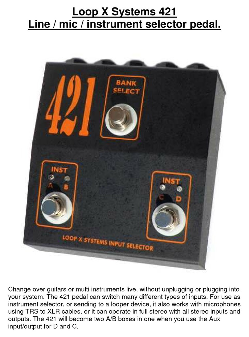 DEELEEBOB Loop X Systems 421 user guide DEELEEBOB Loop X Systems 421 user guide