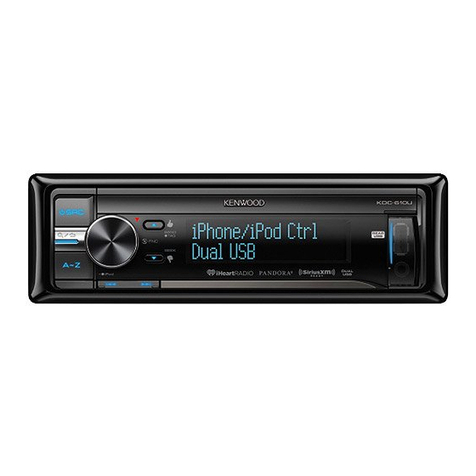 Kenwood KDC-610U User manual