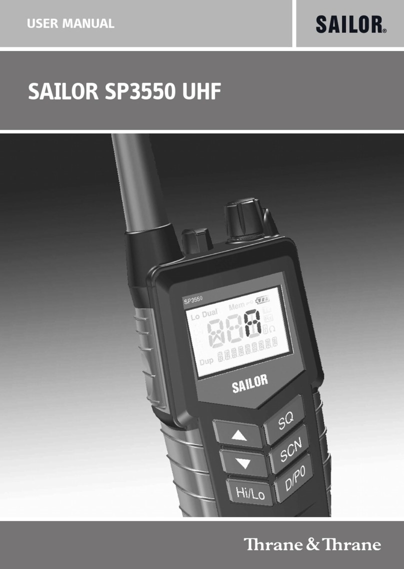 Sailor SP3550 user manual