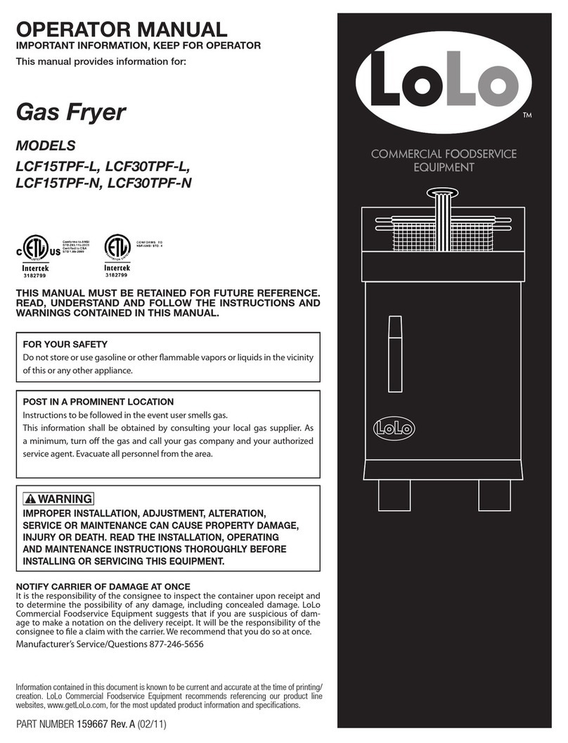 LoLo LCF15TPF-L Operator's manual
