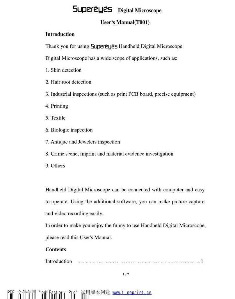 Supereyes T001 user manual