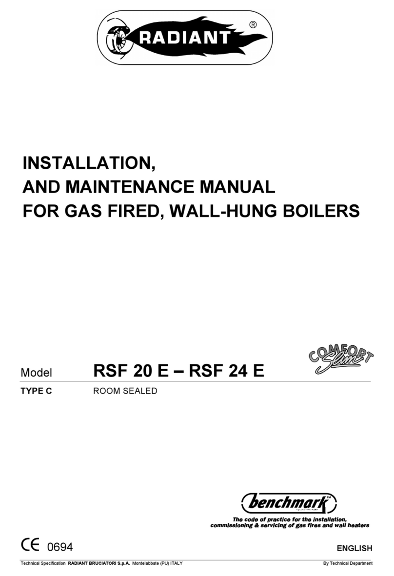 Radiant RSF 24 E Manual
